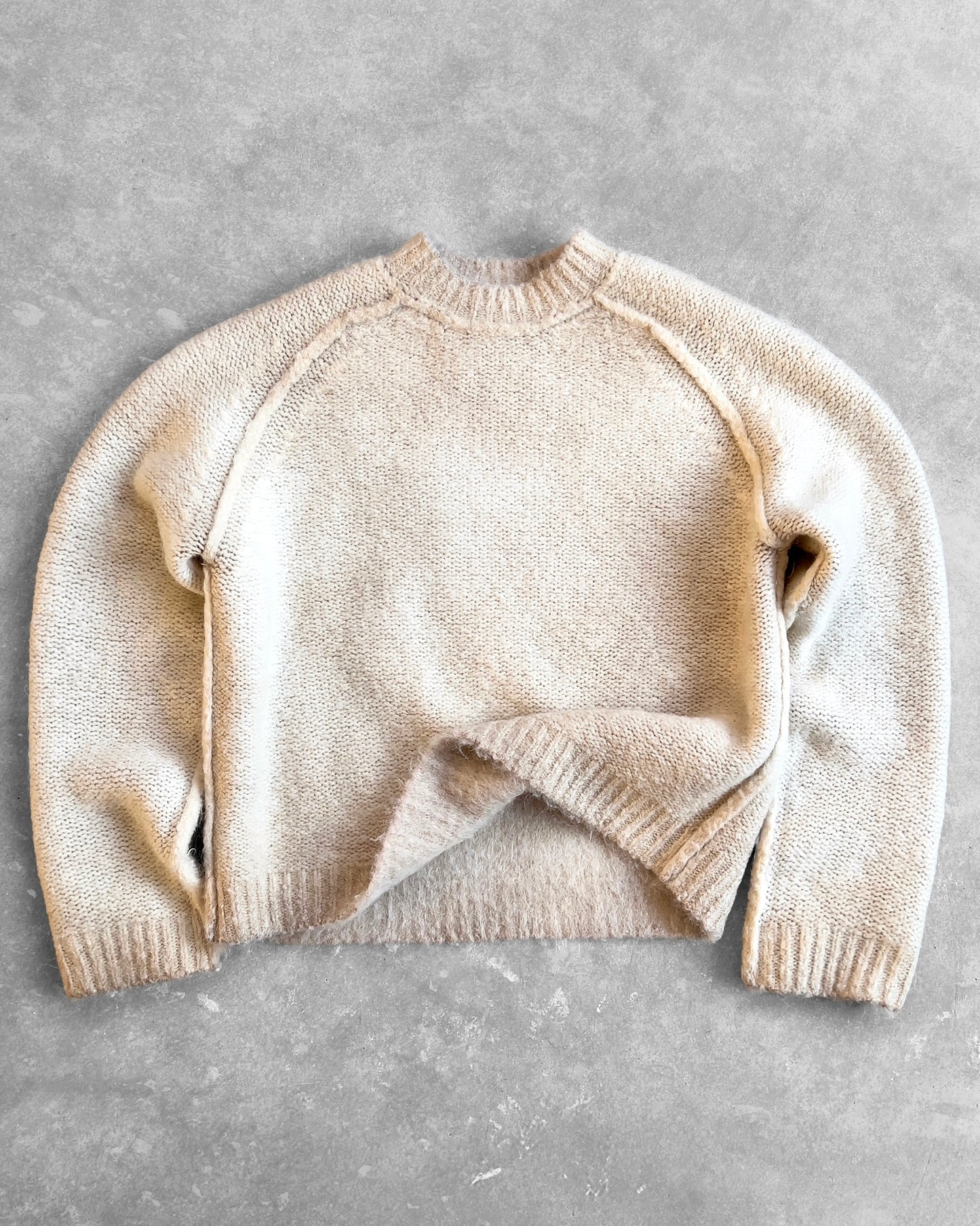 Reaven Vanilla Cream Nuvola Mohair Knit