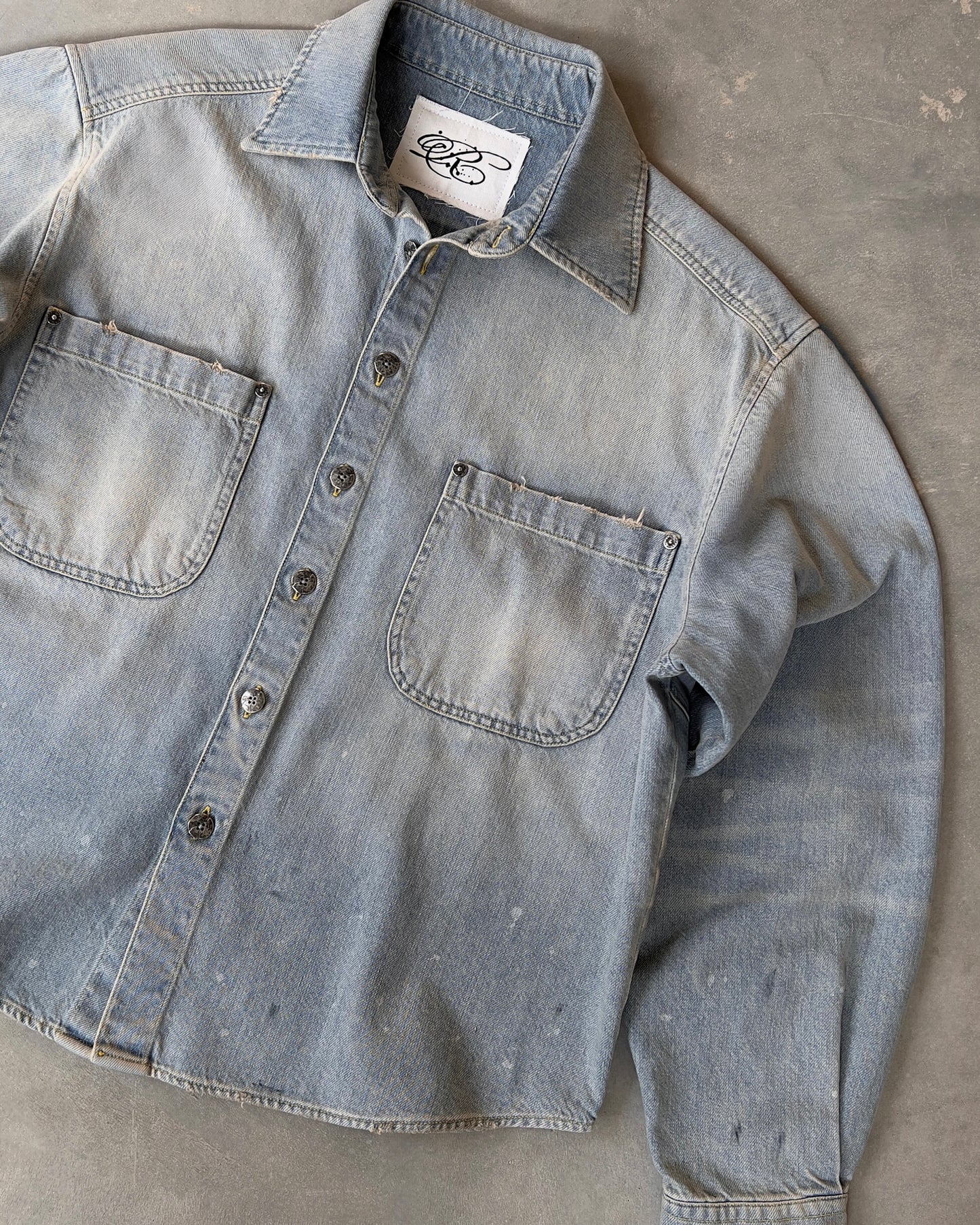 Reaven Paint Heritage Denim Overshirt