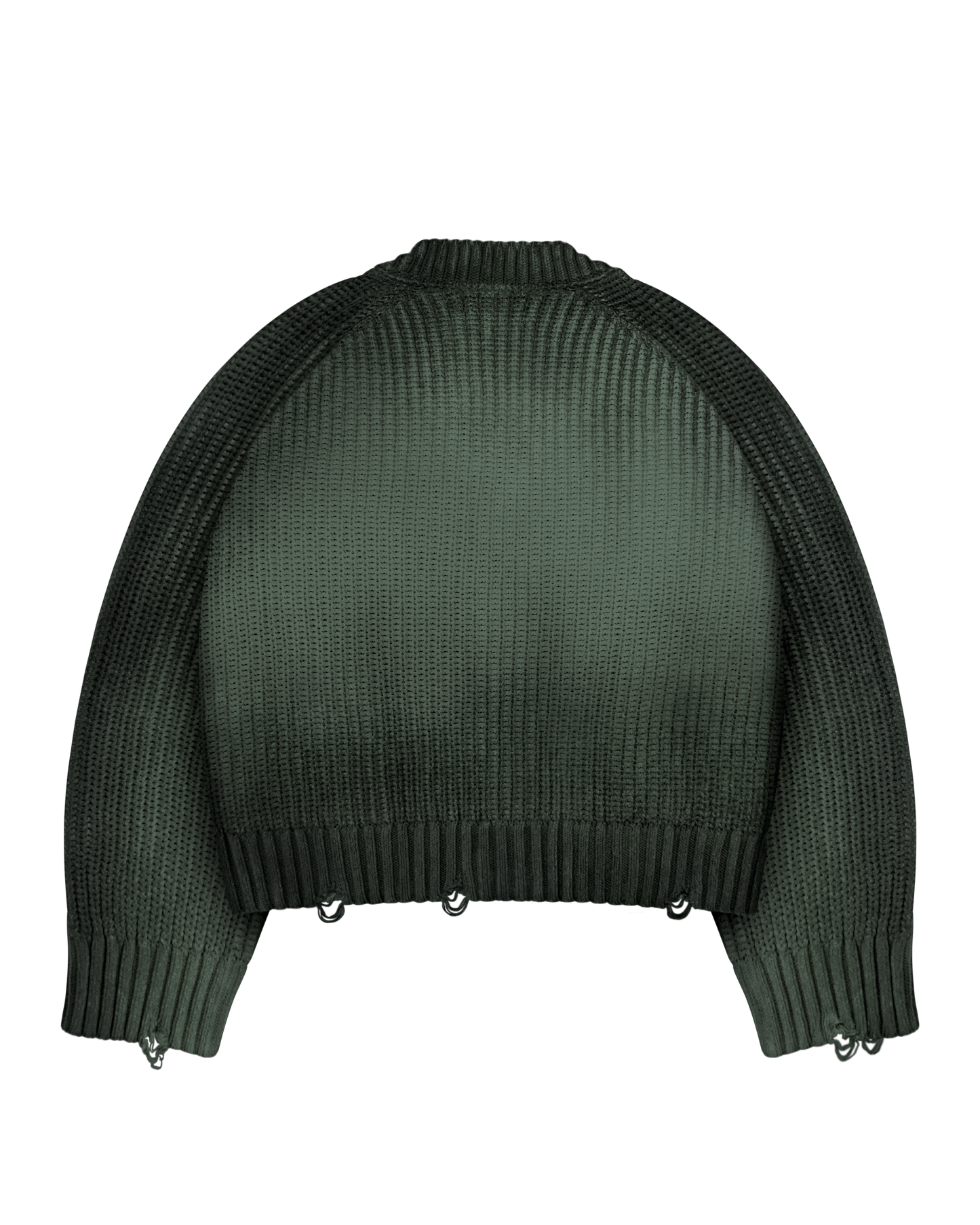 Reaven Green Sunfaded Cardigan