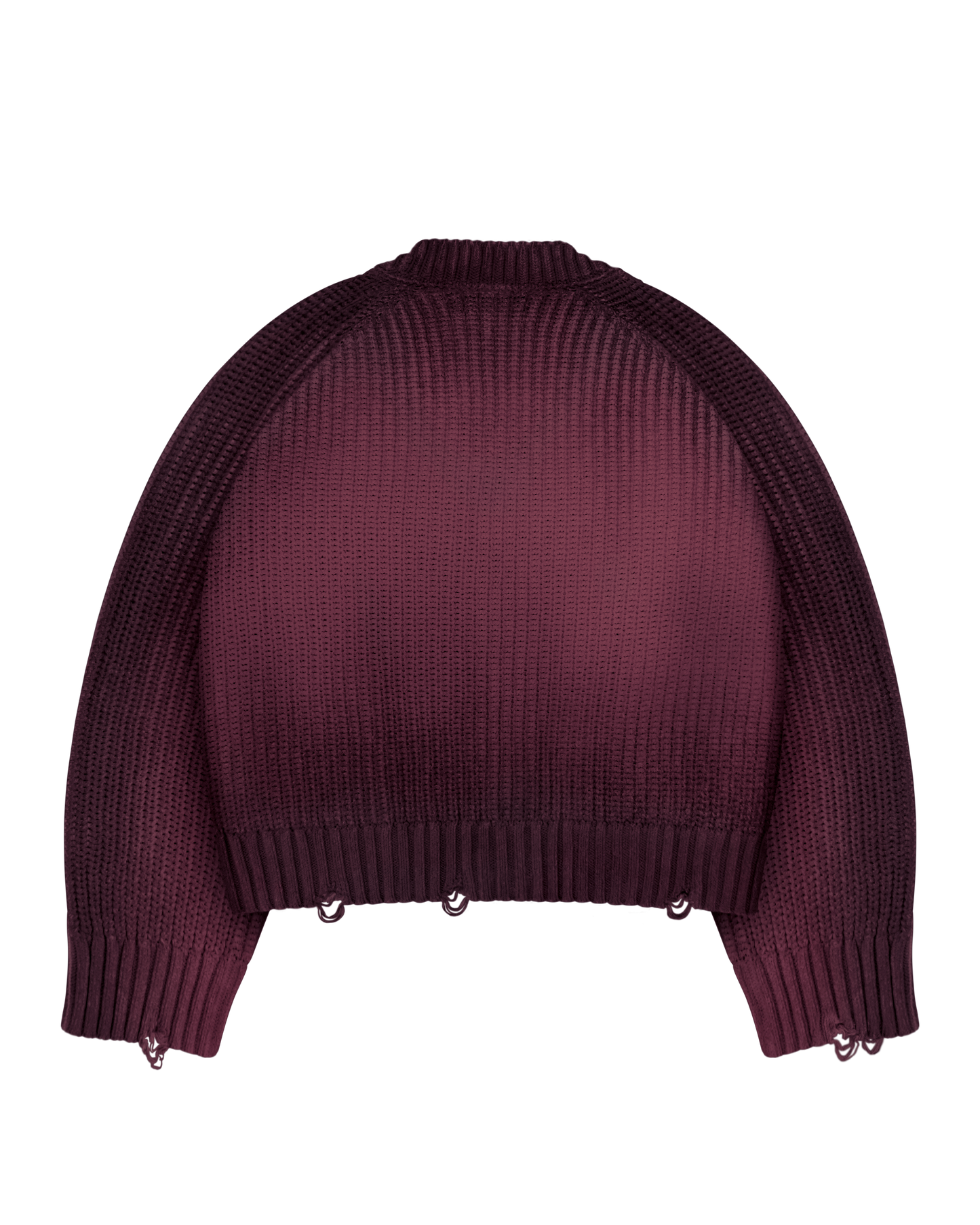 Reaven Red Sunfaded Cardigan