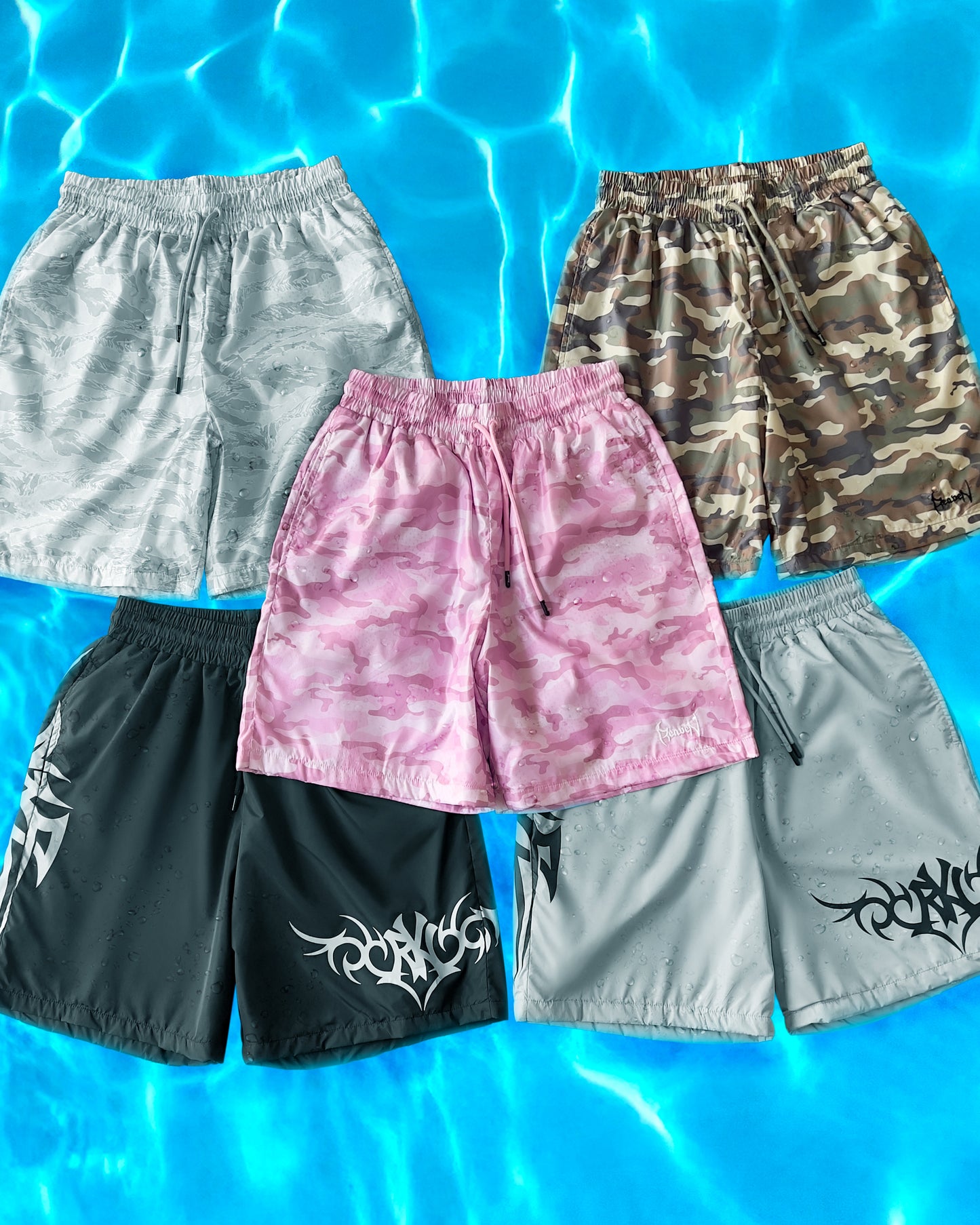 Reaven Woodland Camo Swimshorts