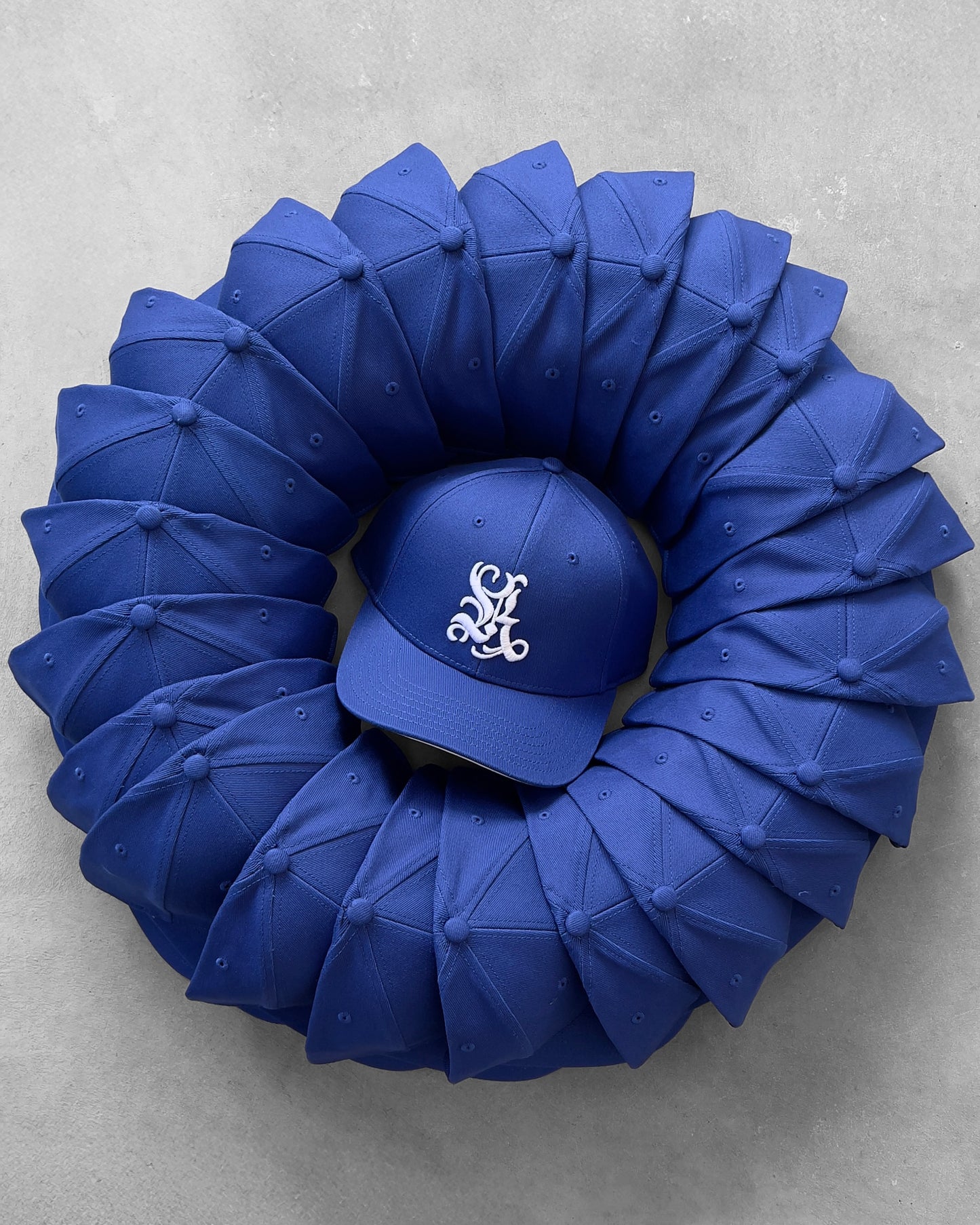 Reaven Blue Creed Fitted Hat