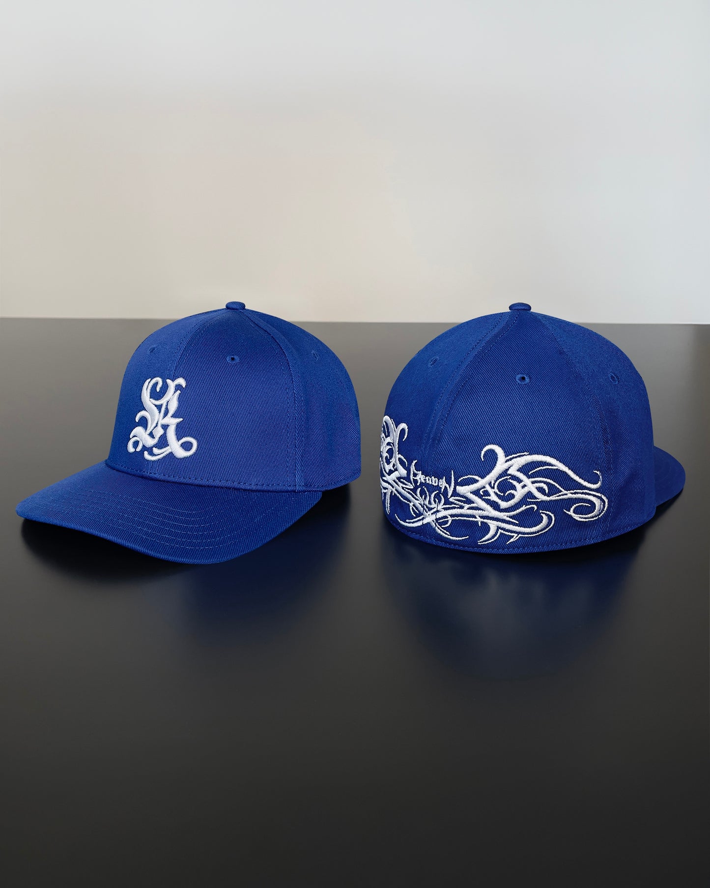 Reaven Blue Creed Fitted Hat