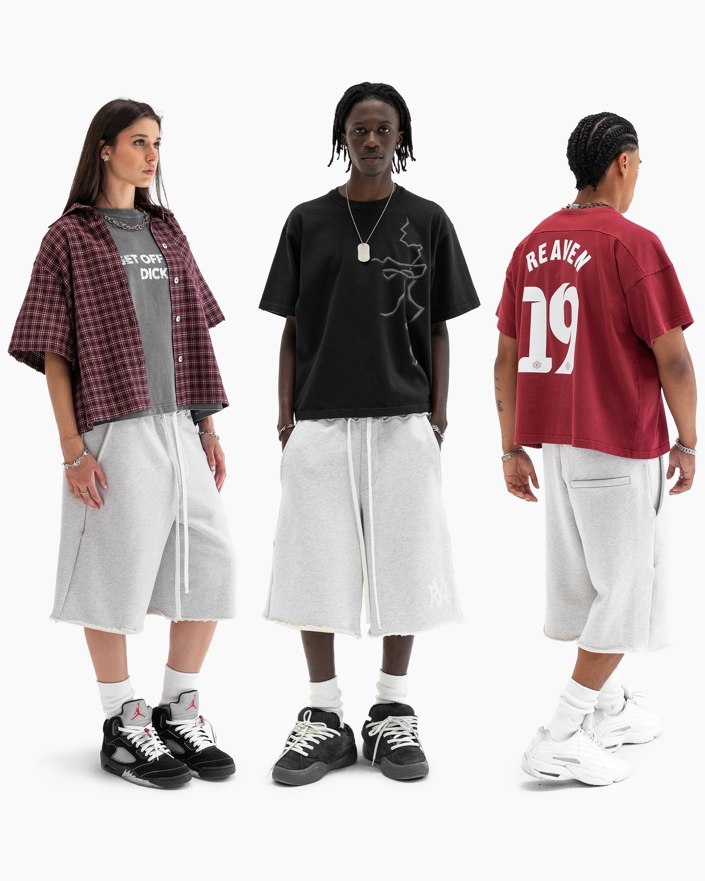 Reaven Grey Underdogs Sweatjorts