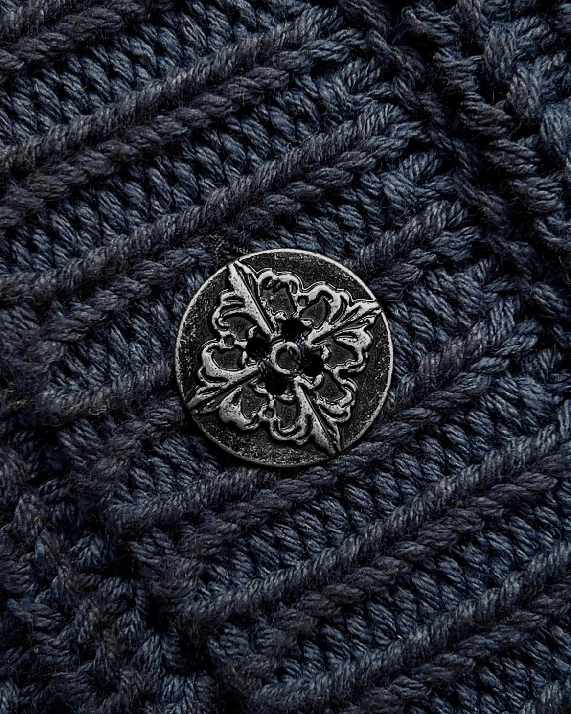 Reaven Navy Sunfaded Cardigan