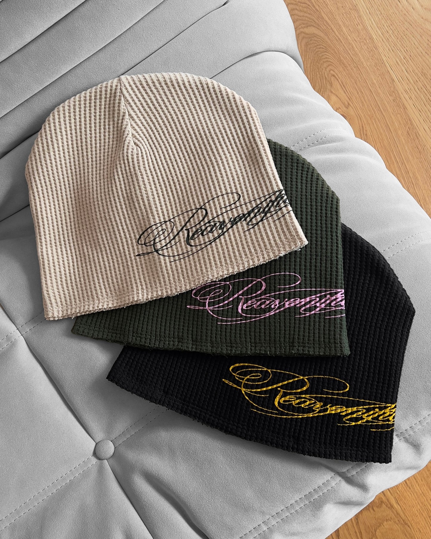 Reaven Black Thermal Beanie