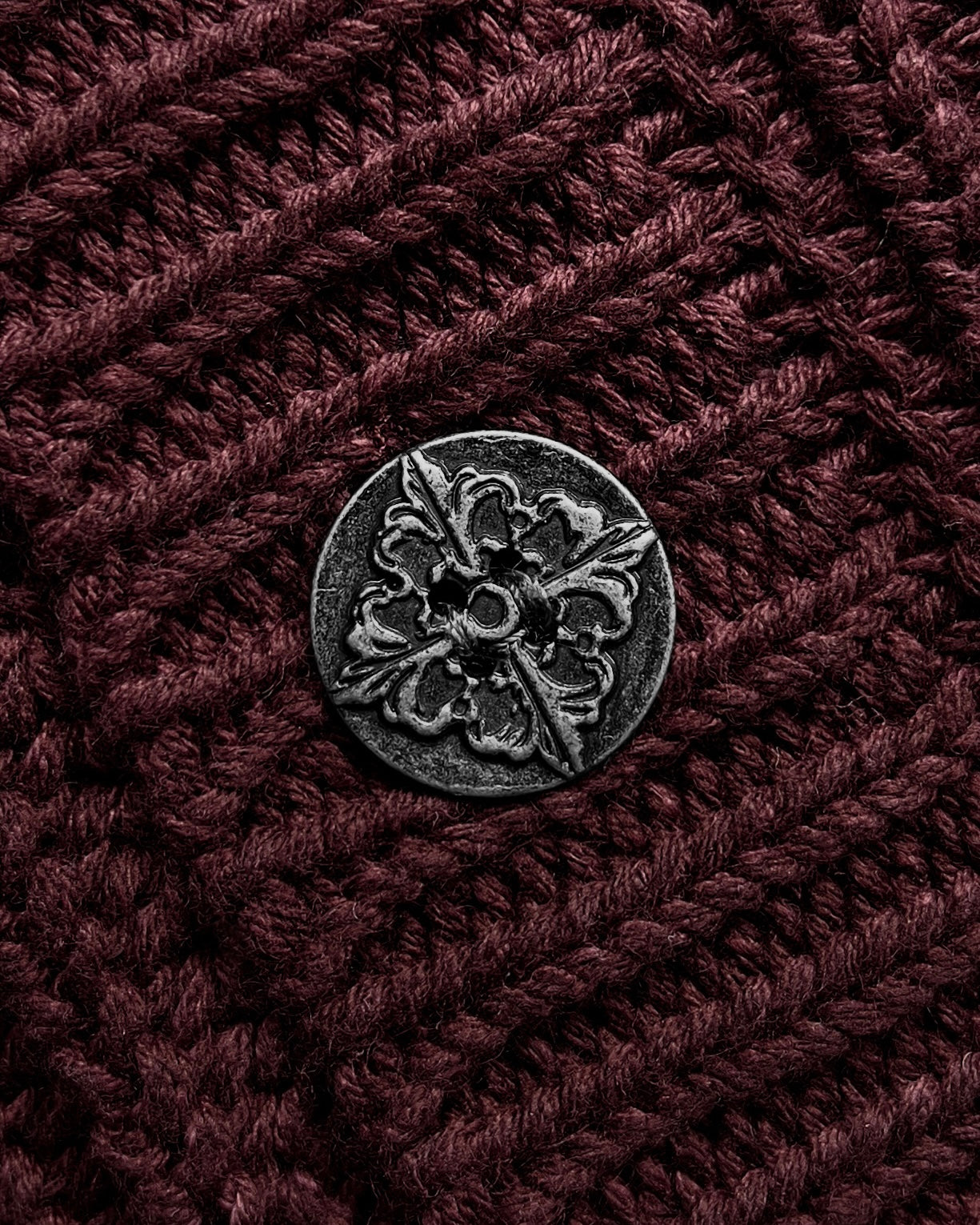 Reaven Red Sunfaded Cardigan