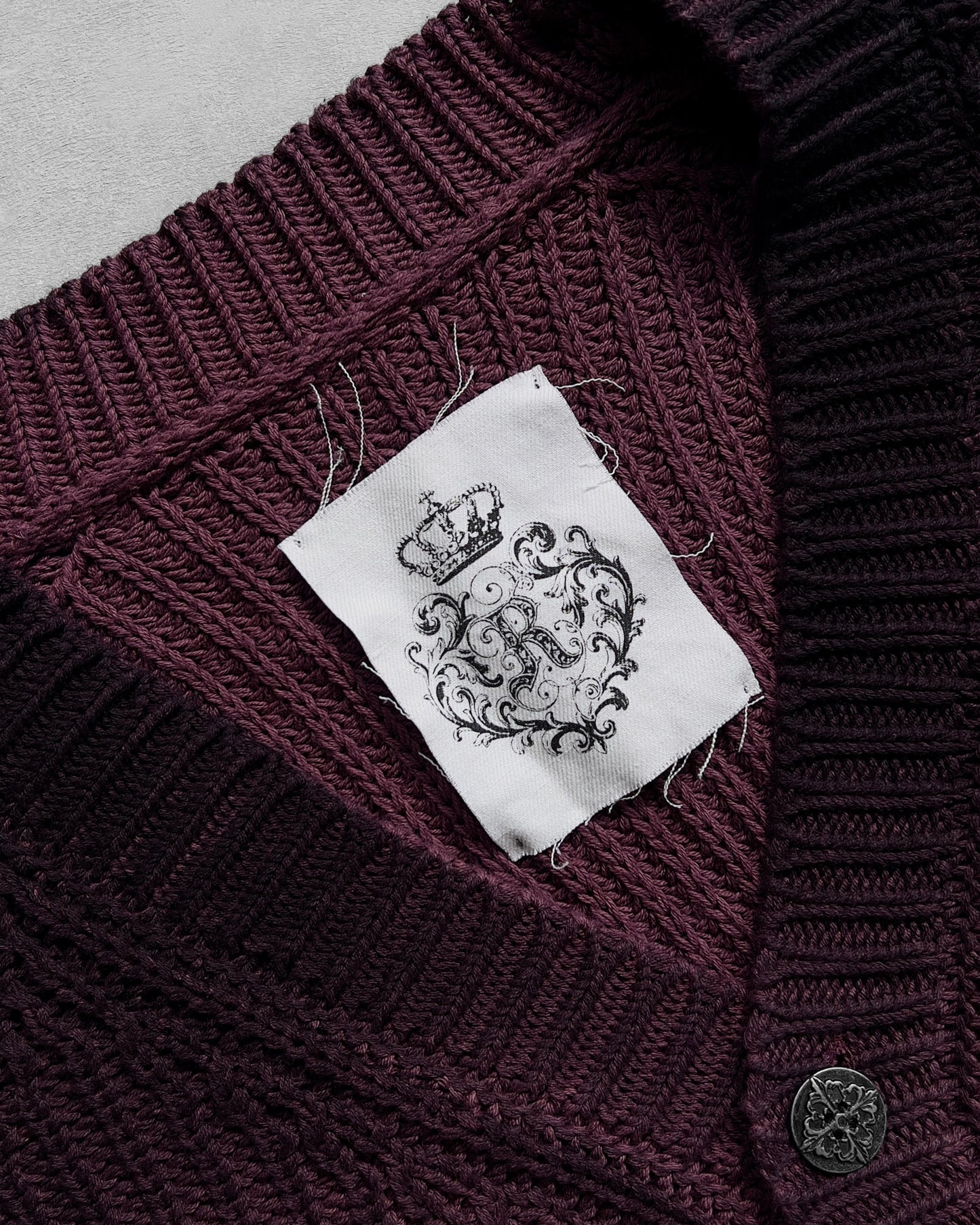 Reaven Red Sunfaded Cardigan
