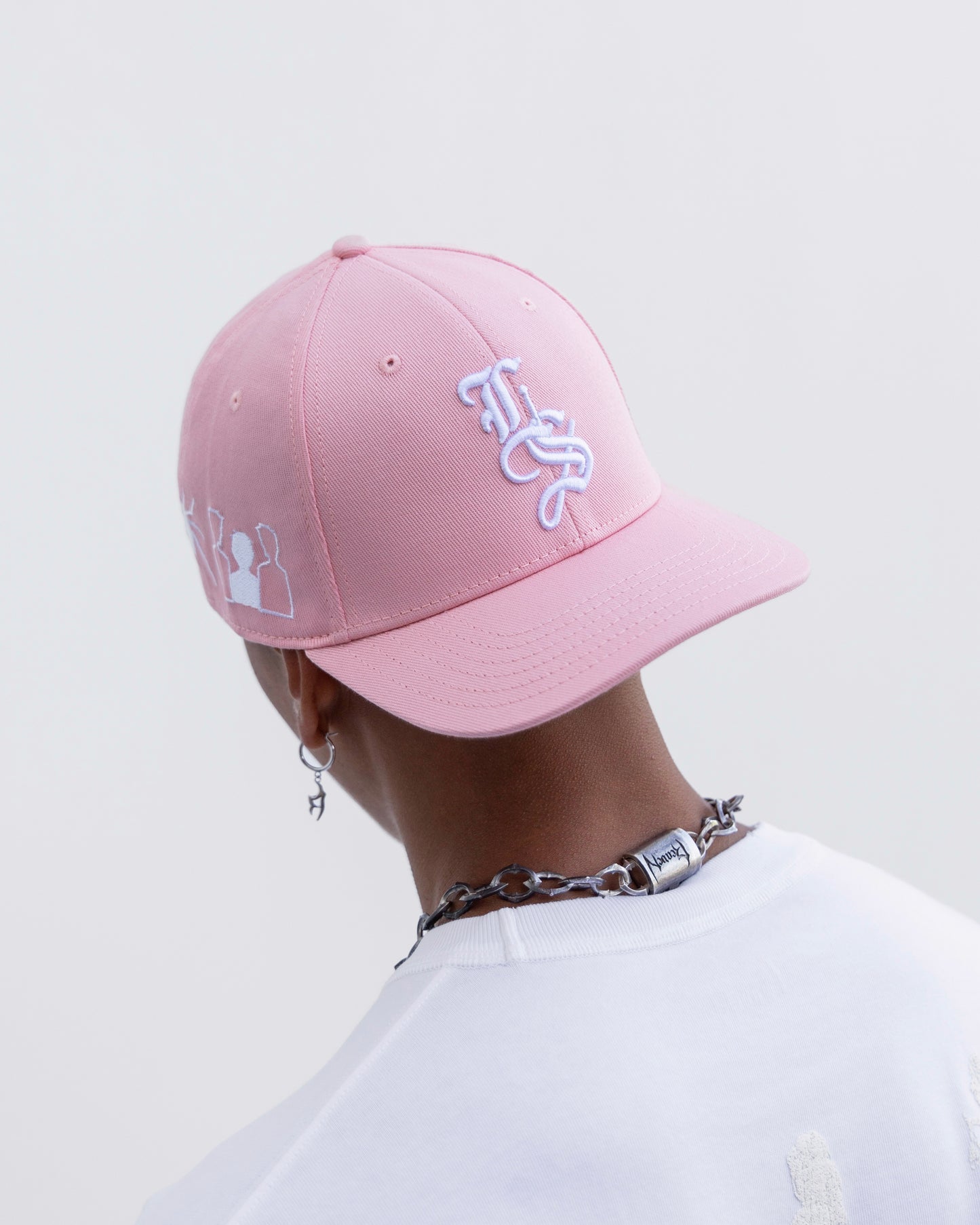 Reaven Pink Los Santos Vices Fitted Hat