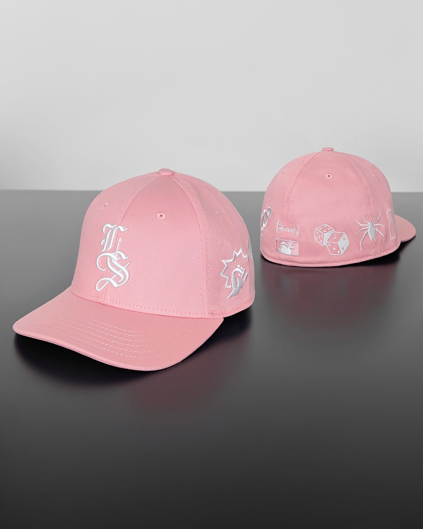 Reaven Pink Los Santos Vices Fitted Hat