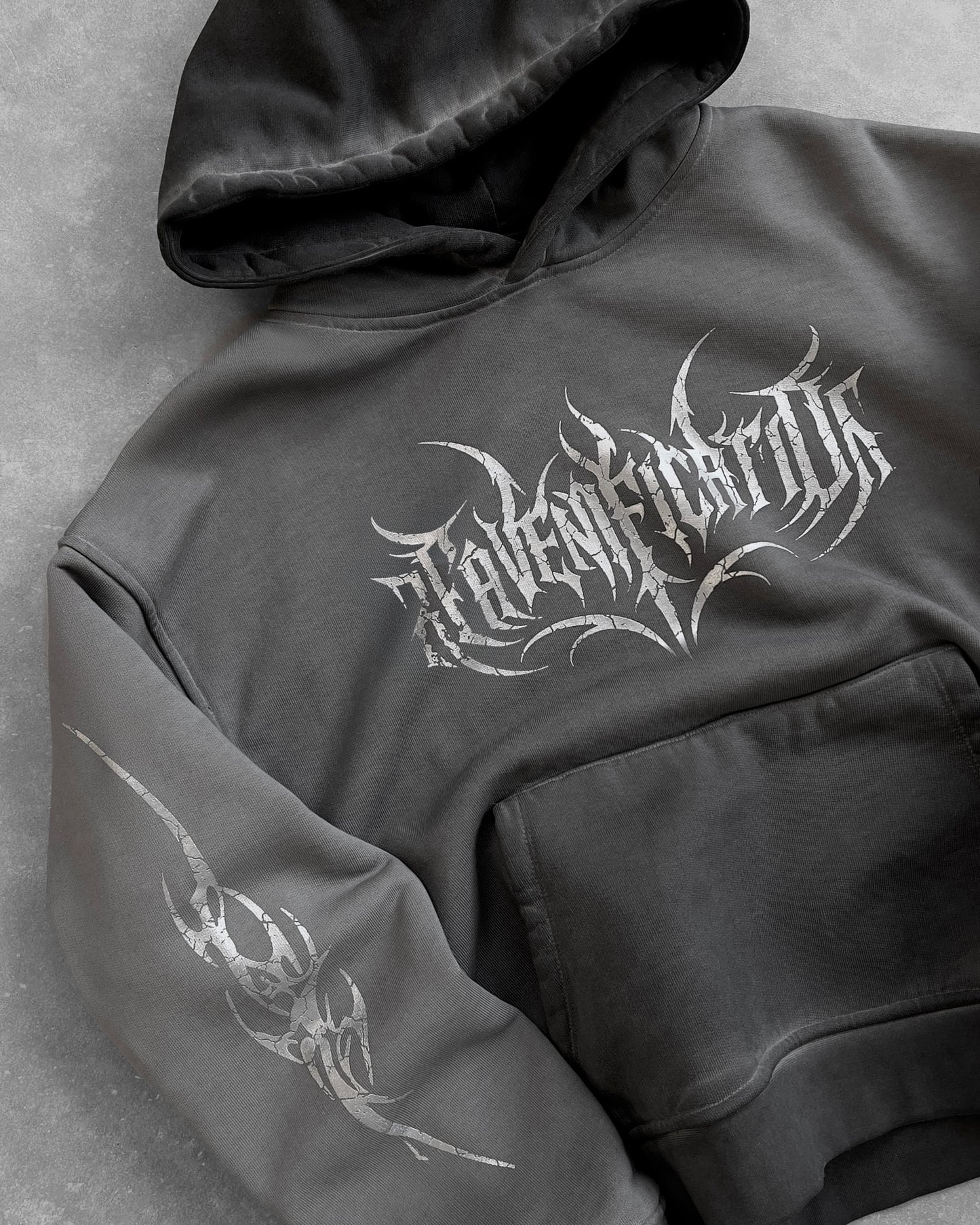 Reaven Silver Black Reavenification Hoodie