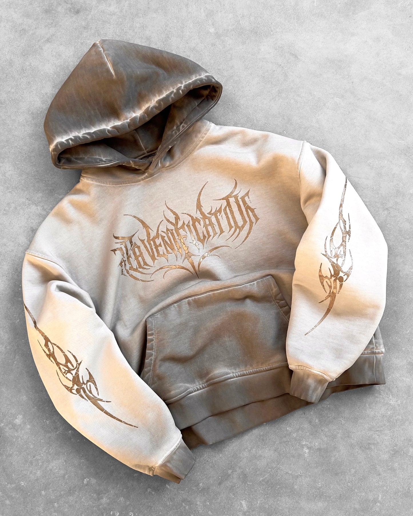 Reaven Gold Brown Reavenification Hoodie