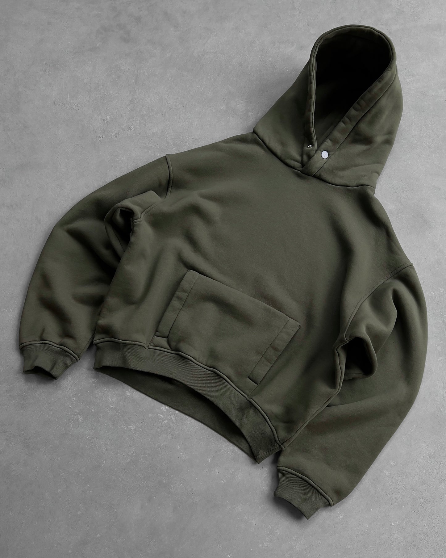 Reaven Olive Basic Hoodie