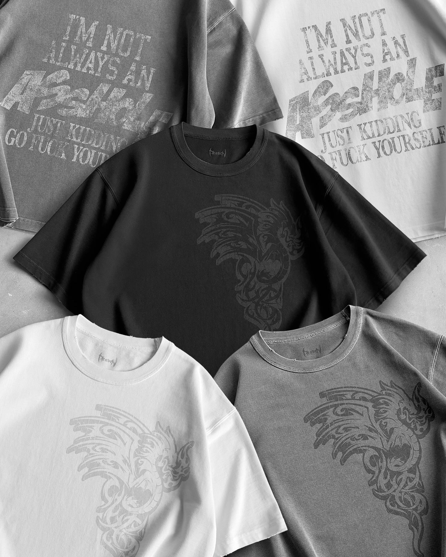 Reaven White Drake T-Shirt