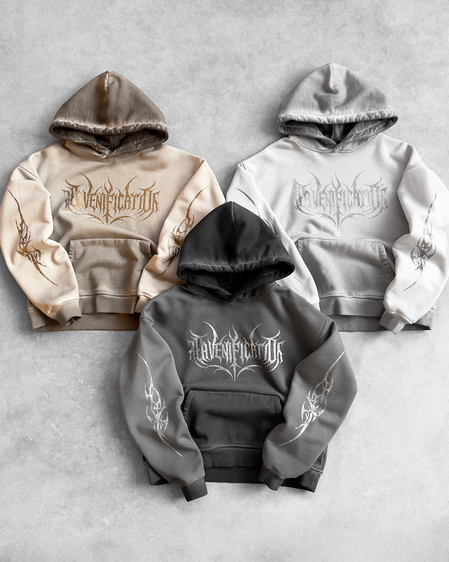 Reaven Silver Black Reavenification Hoodie