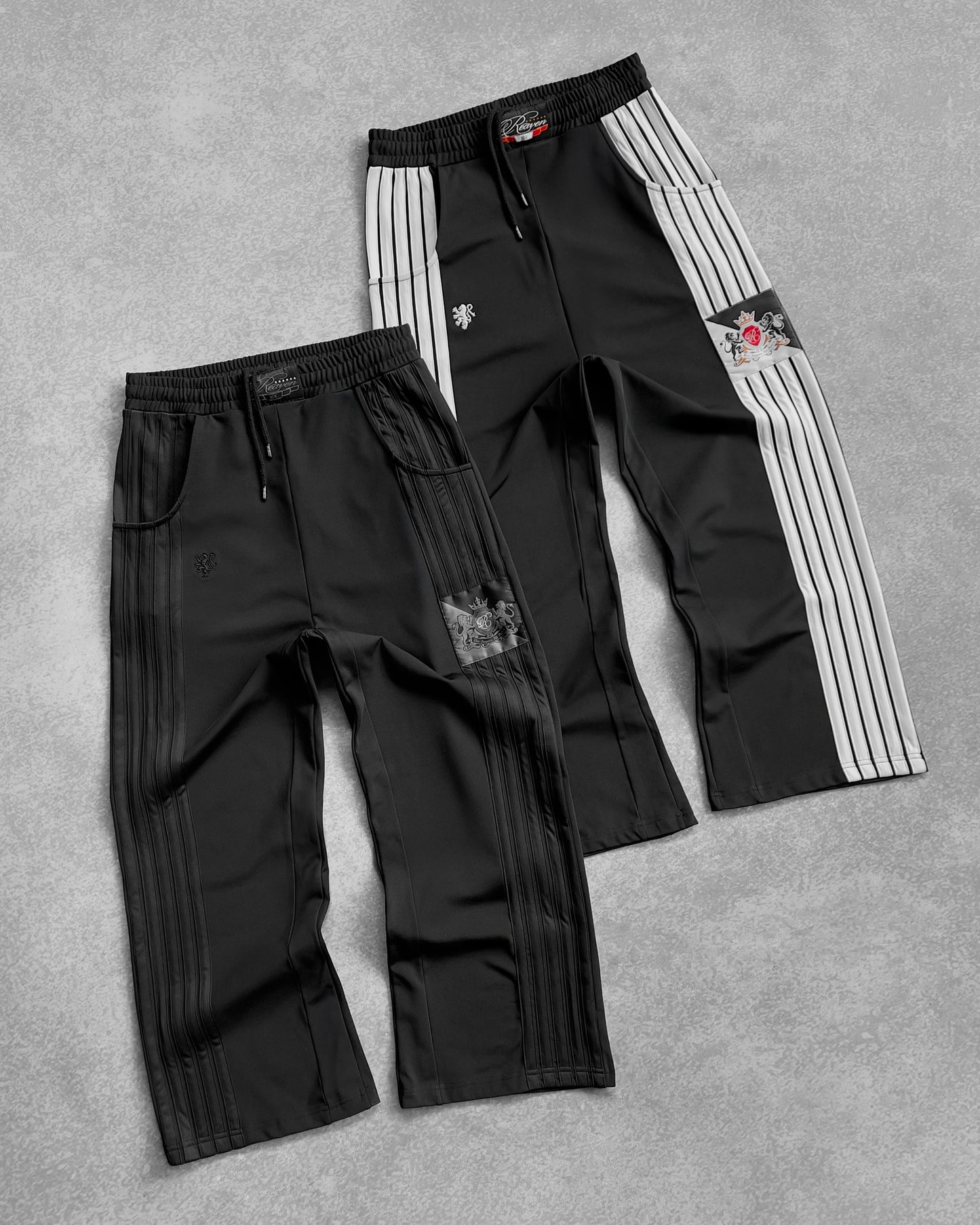 Reaven Black Heritage Trackpants