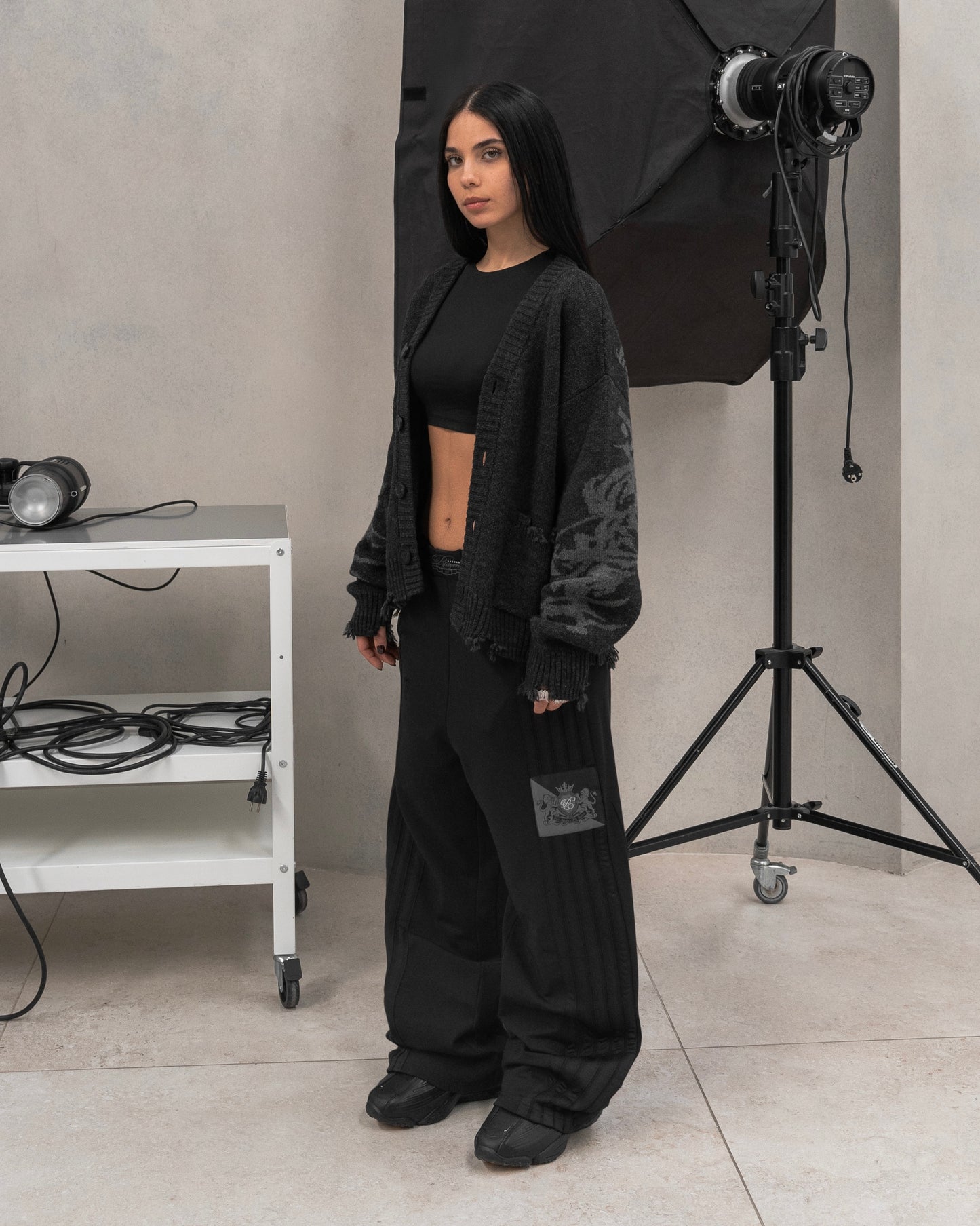 Reaven Black Heritage Trackpants