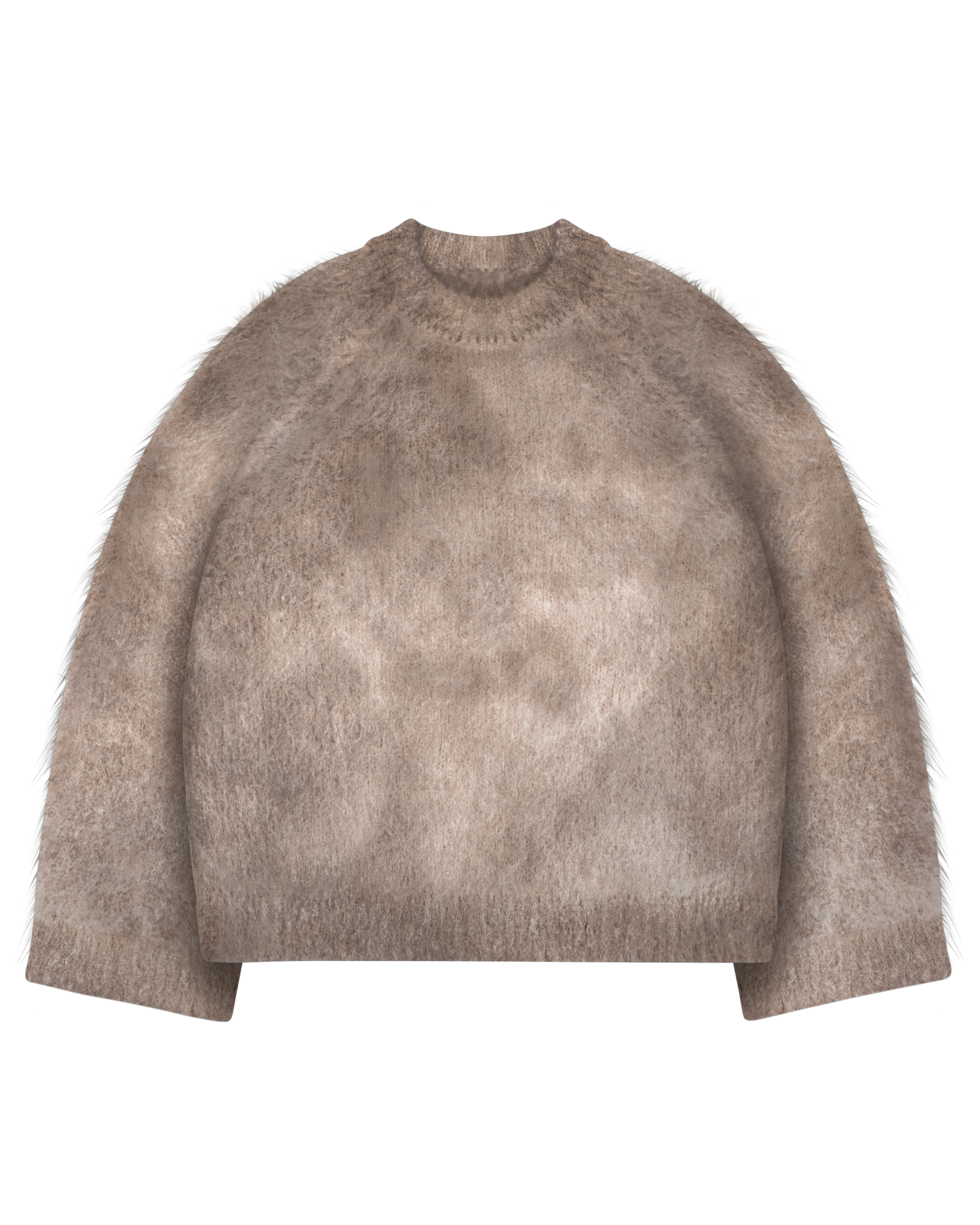 Reaven Mocha Brown Nuvola Mohair Knit