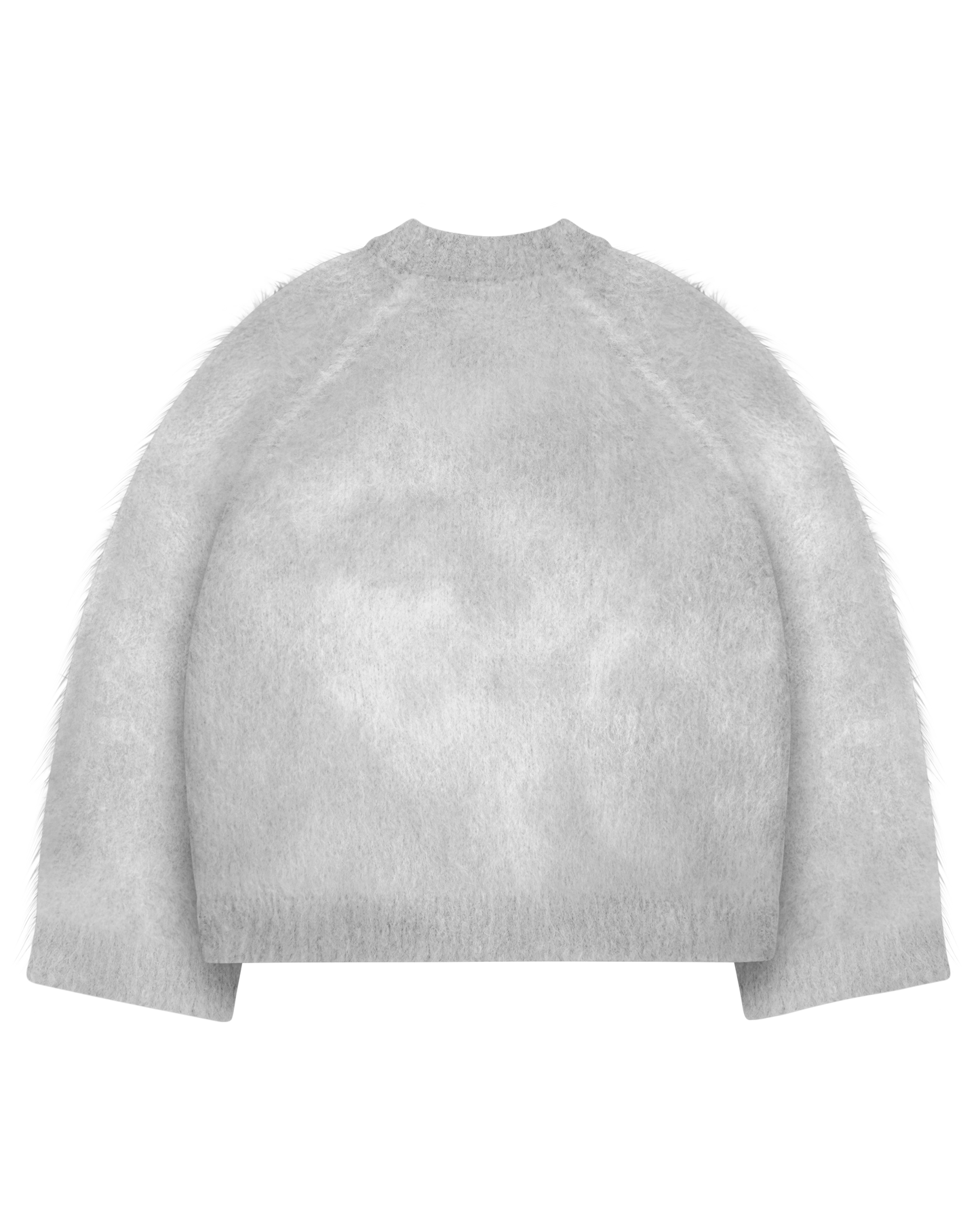 Reaven Pearl Grey Nuvola Mohair Knit