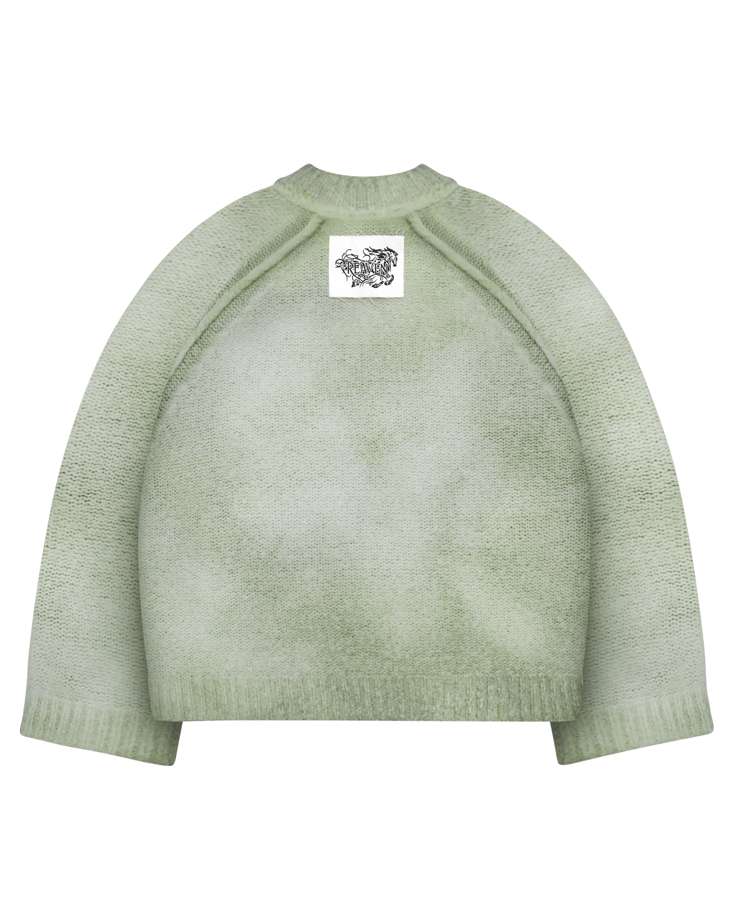 Reaven Matcha Green Nuvola Mohair Knit