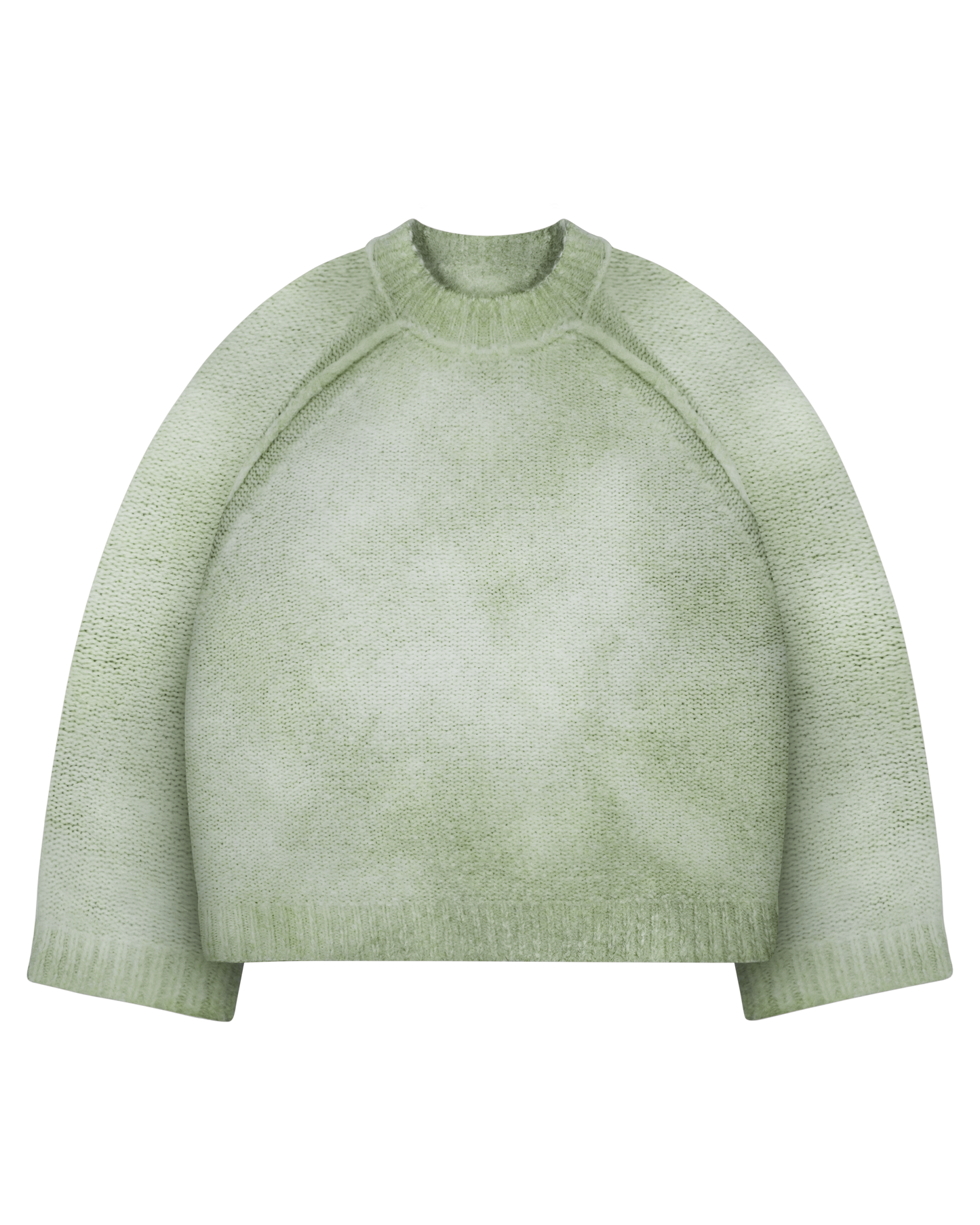 Reaven Matcha Green Nuvola Mohair Knit