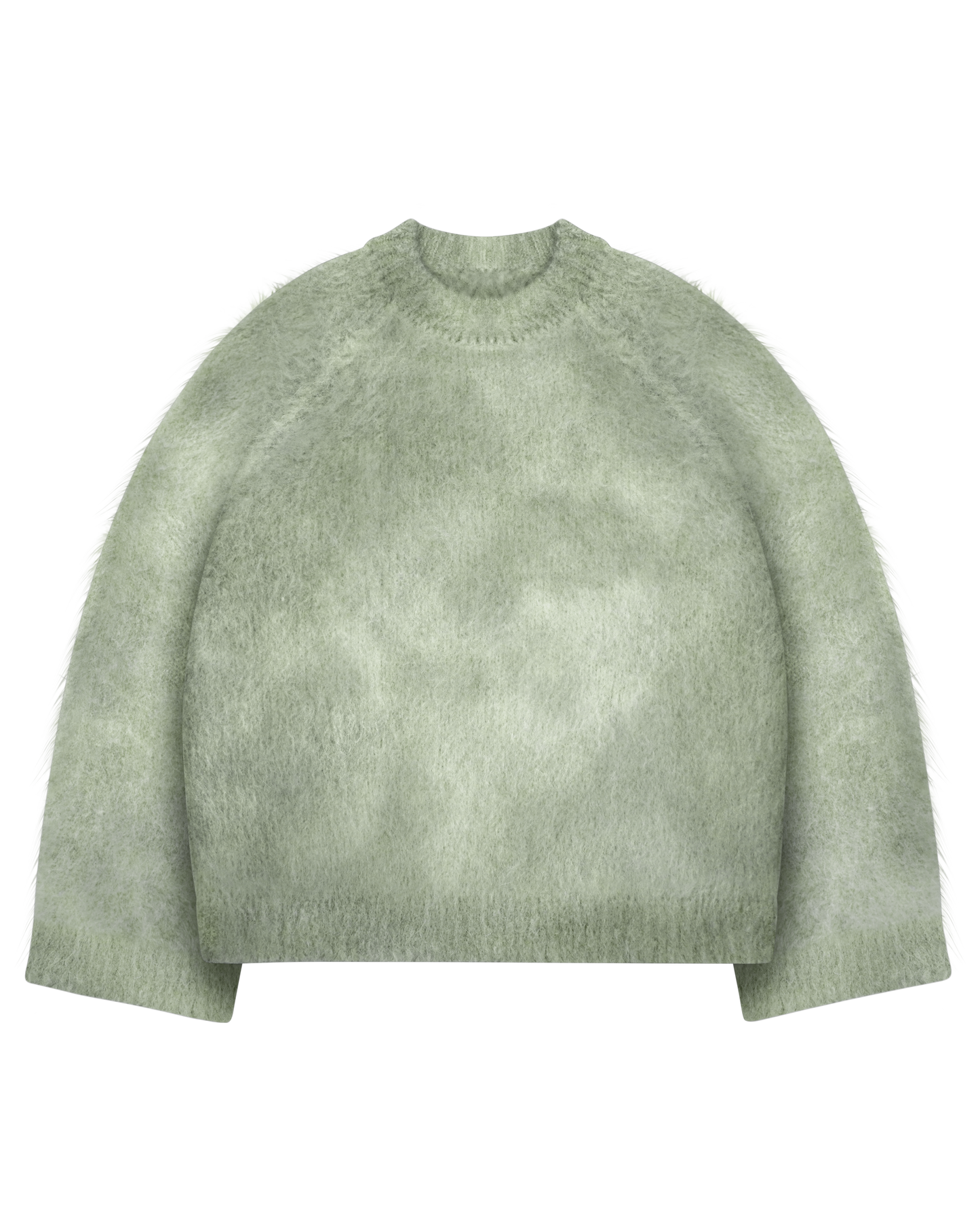 Reaven Matcha Green Nuvola Mohair Knit