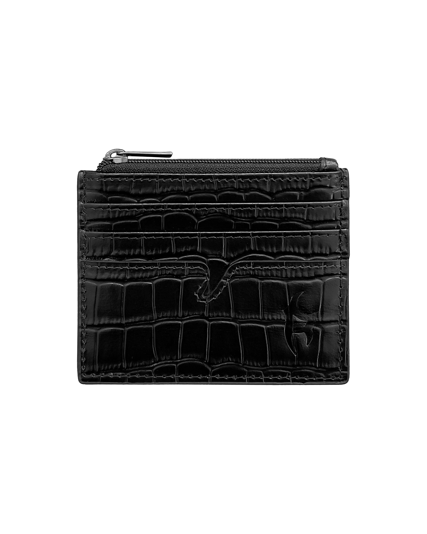 Reaven Black Leather Card Holder