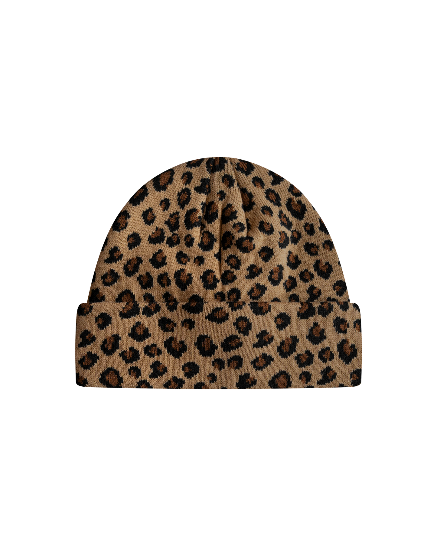 Reaven Beige Leopard Beanie