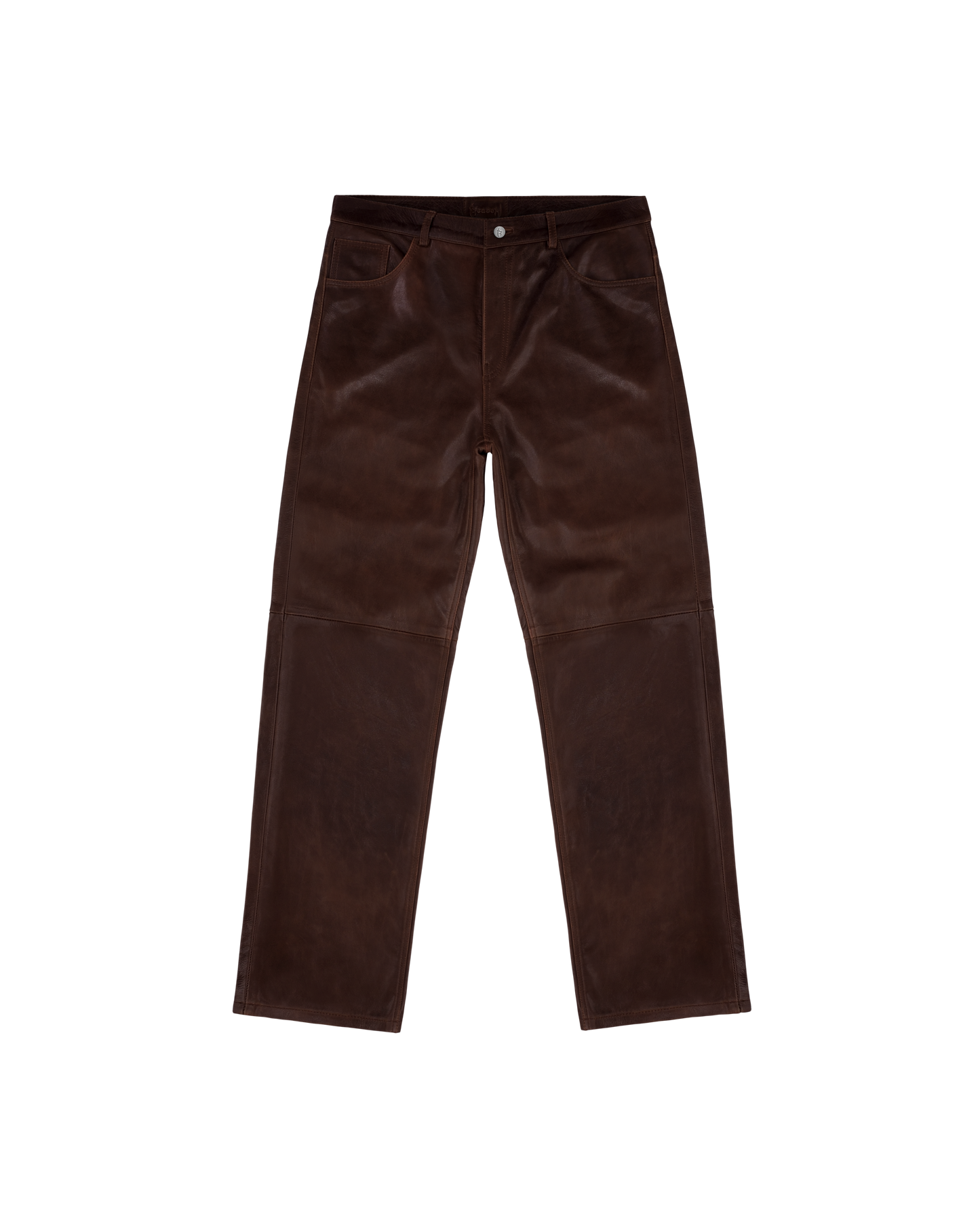 Reaven Vintage Brown R-Nation Leather Pants