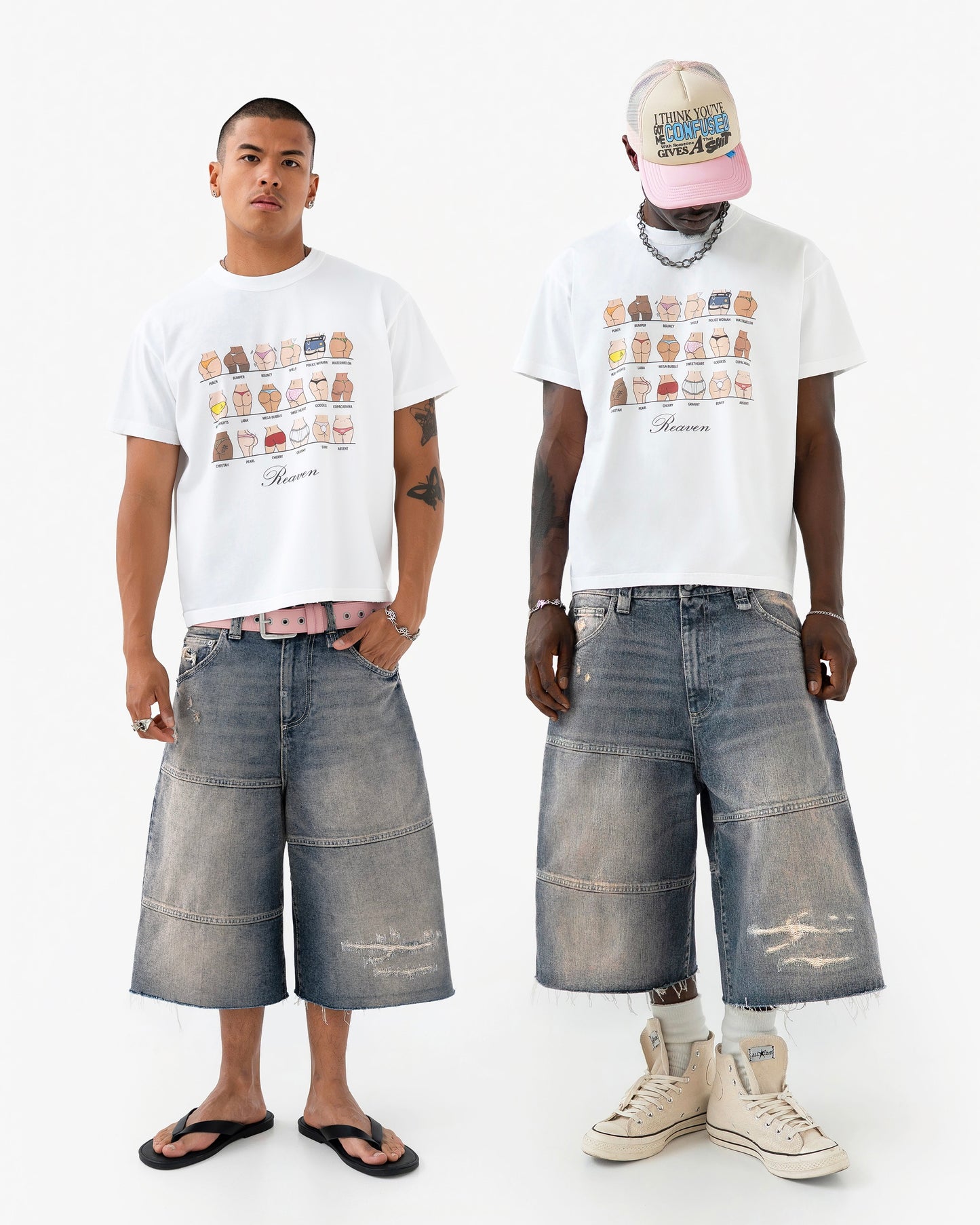 Reaven White Bootypedia T-Shirt