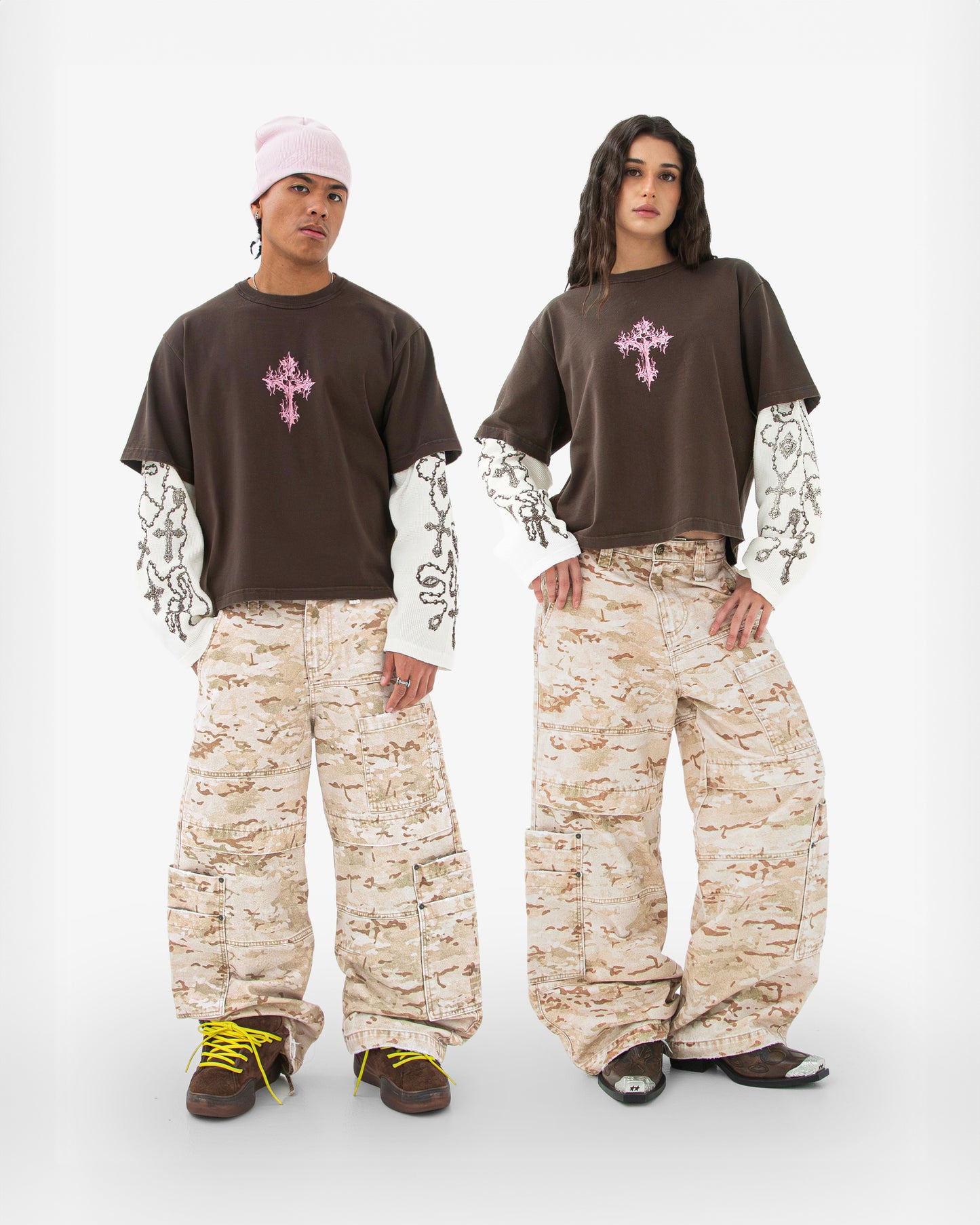 Reaven Brown Holy Thermal Longsleeve