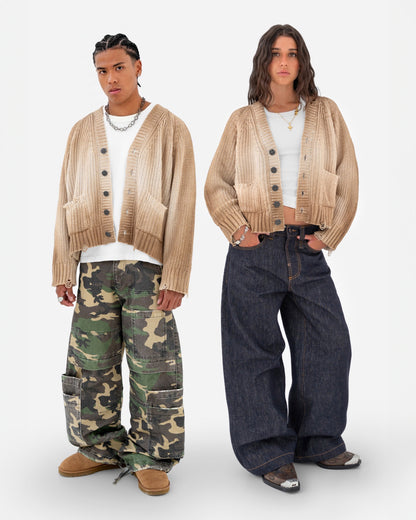 Reaven Sand Sunfaded Cardigan