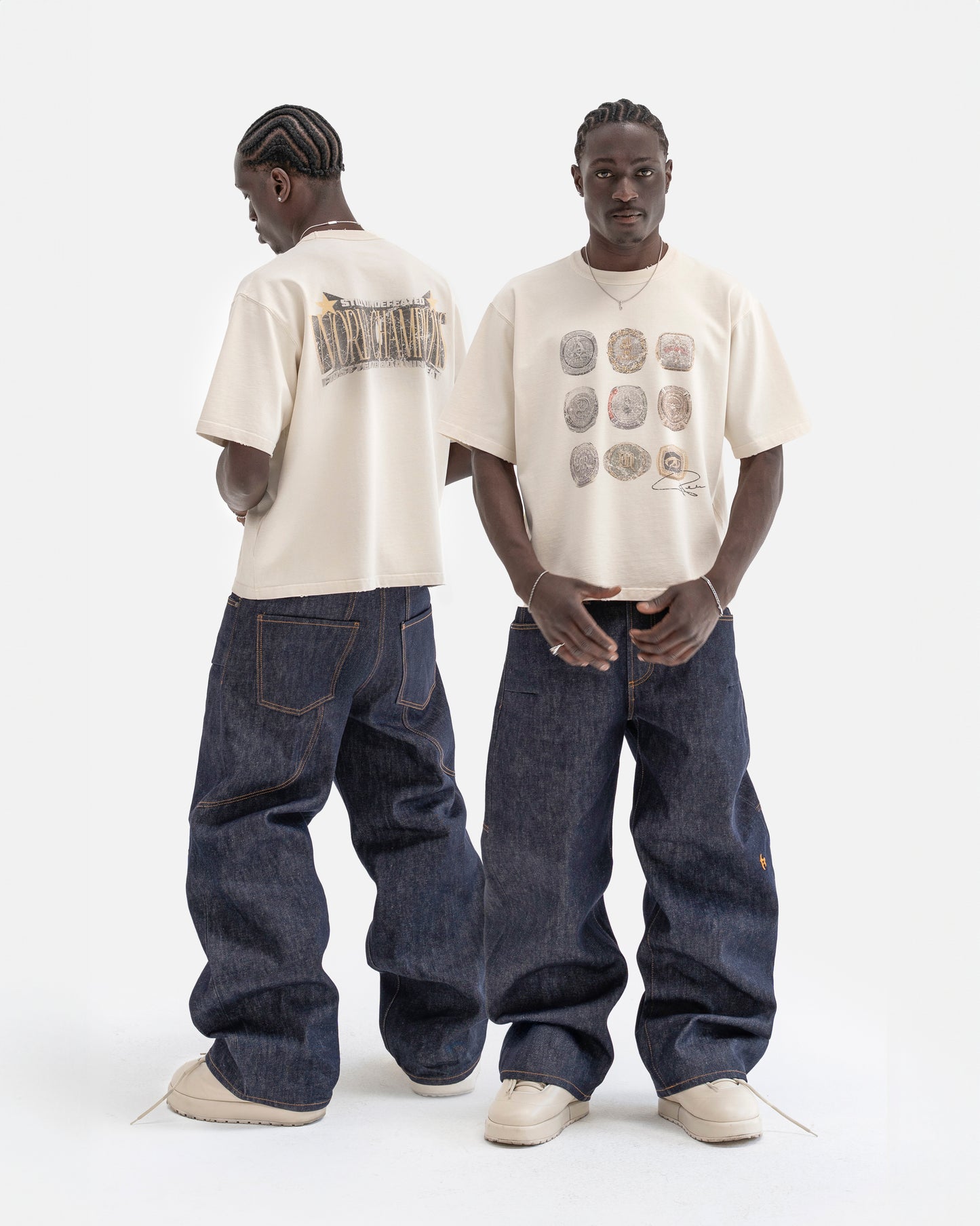 Reaven Cream Nine-Peat T-Shirt