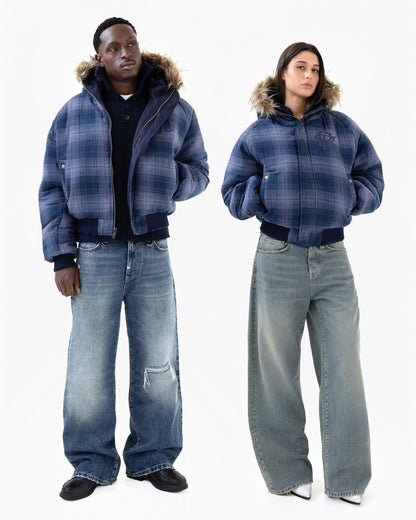 Reaven Fur Bomber Jacket