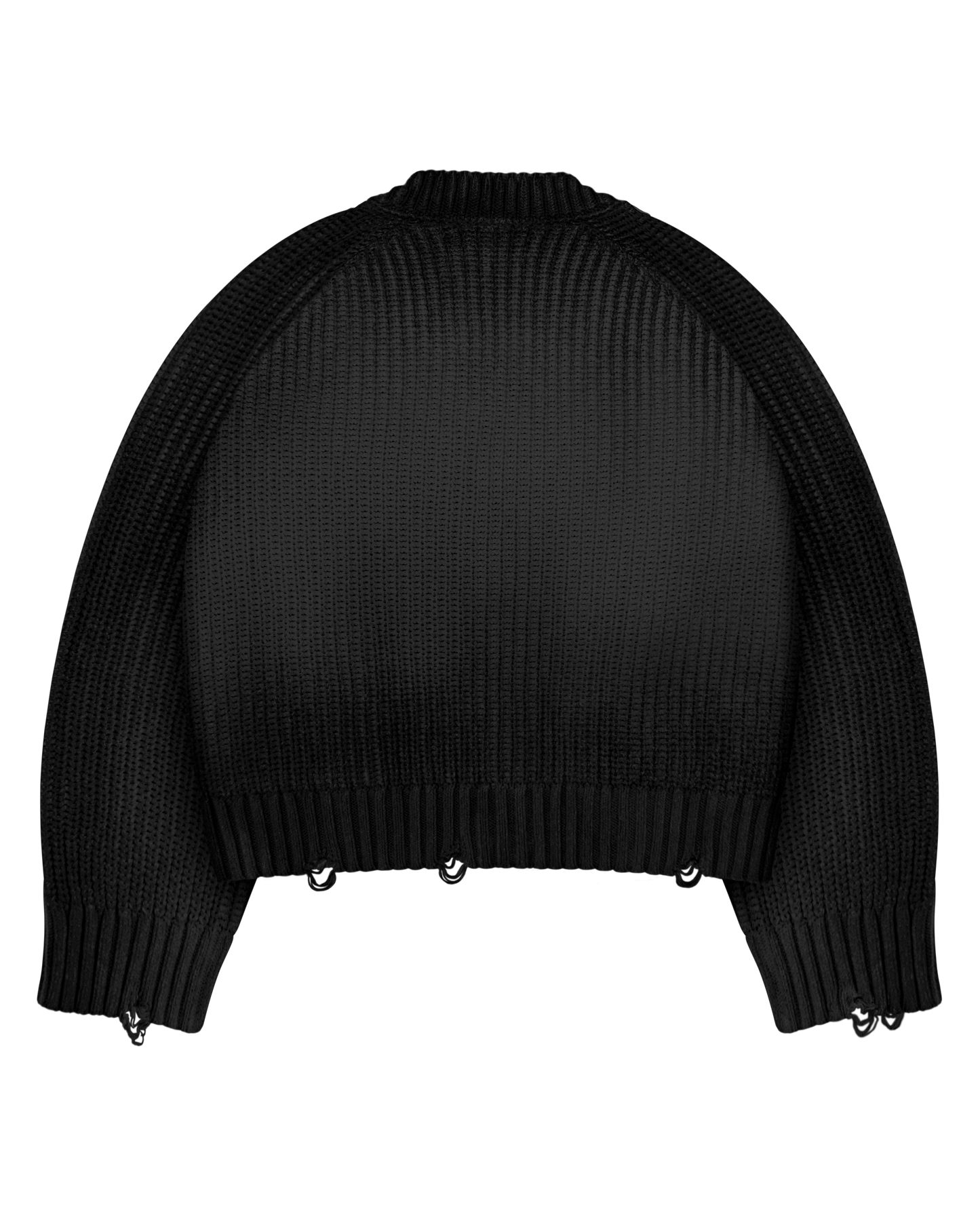 Reaven Black Sunfaded Cardigan