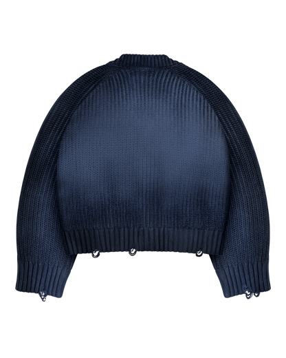 Reaven Navy Sunfaded Cardigan