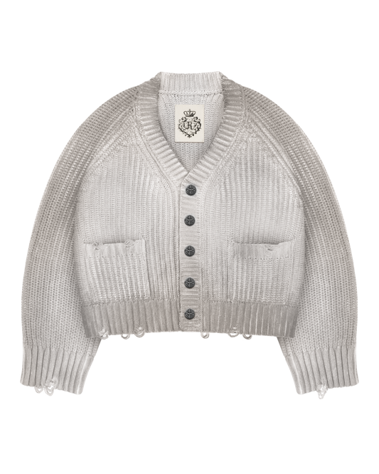 Reaven Grey Sunfaded Cardigan