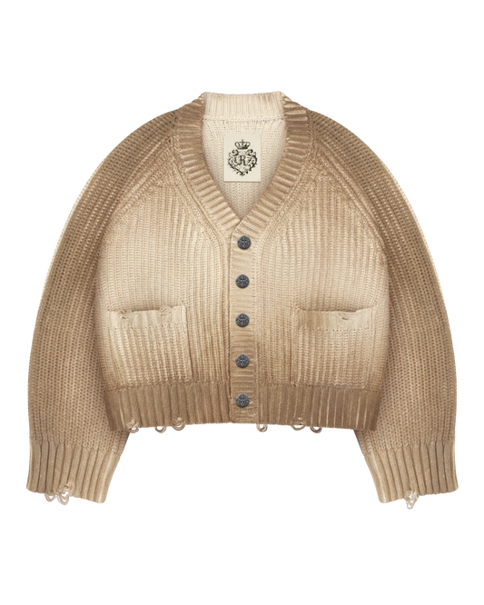 Reaven Sand Sunfaded Cardigan