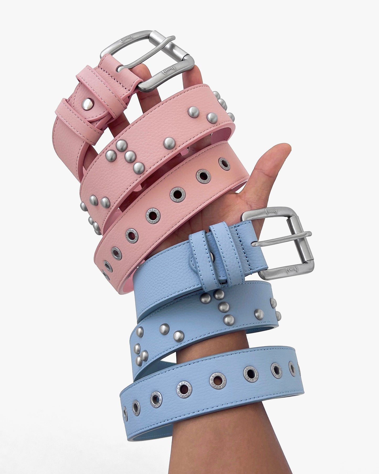 Reaven Pink Braille Belt