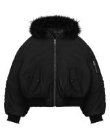 Reaven Fur Bomber Jacket