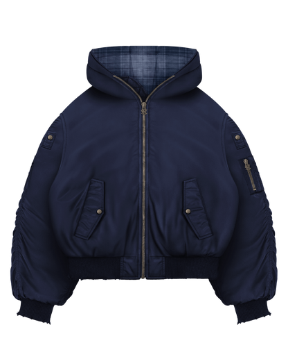 Reaven Fur Bomber Jacket