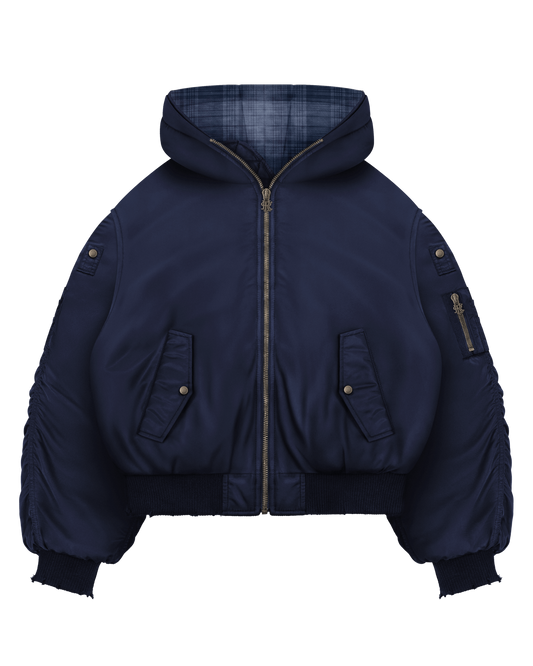 Reaven Fur Bomber Jacket