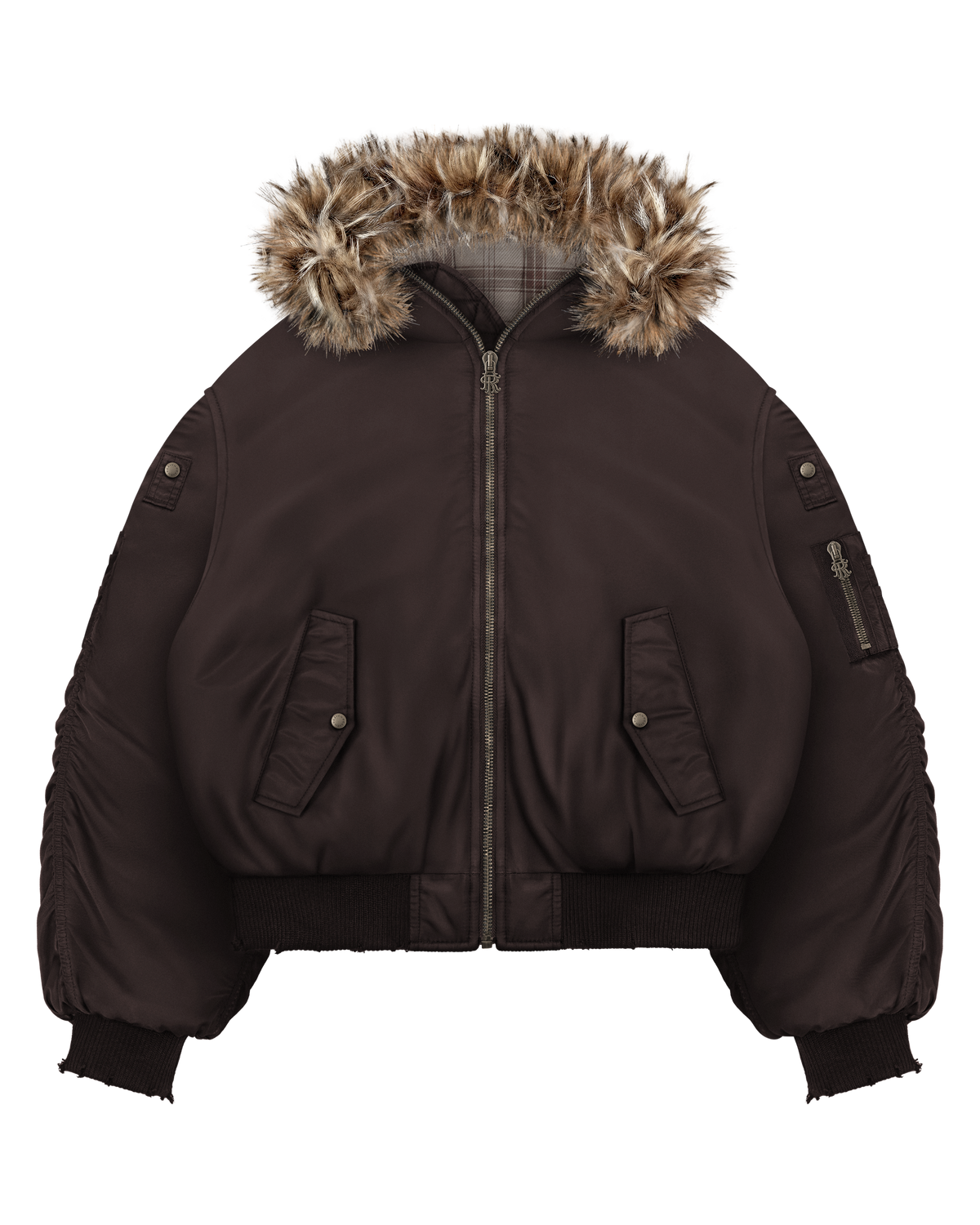 Reaven Fur Bomber Jacket