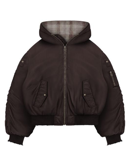 Reaven Fur Bomber Jacket