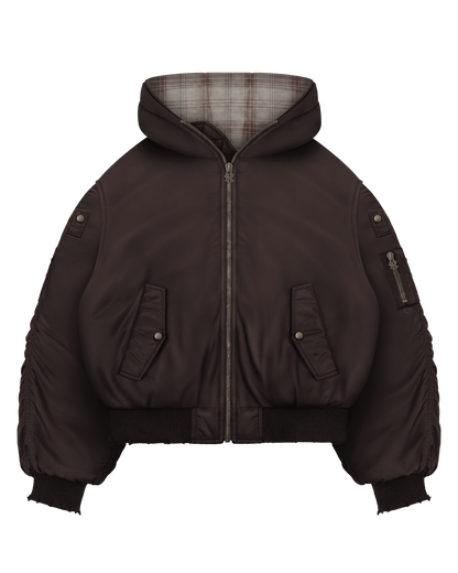 Reaven Fur Bomber Jacket