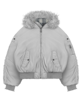 Reaven Fur Bomber Jacket