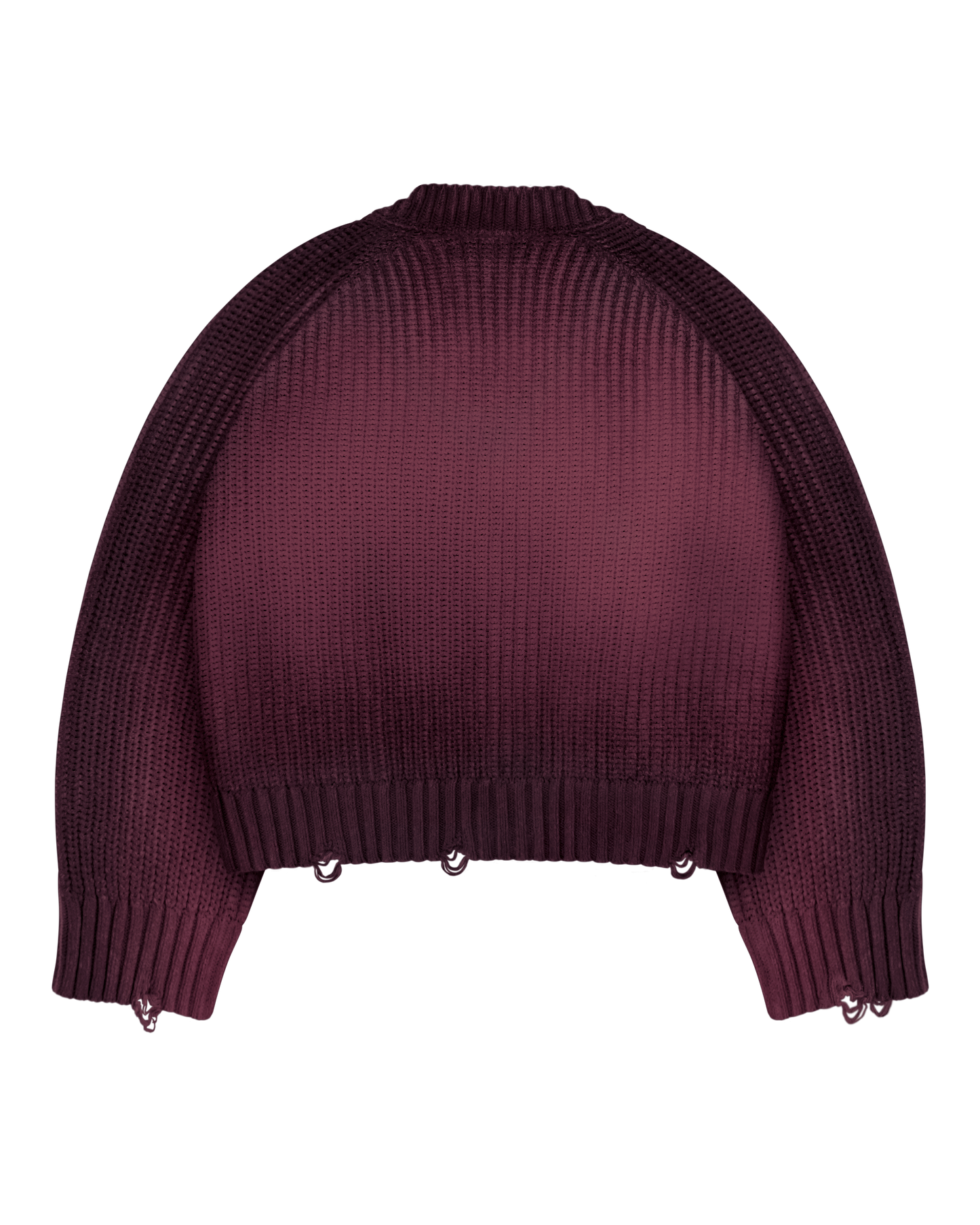 Reaven Red Sunfaded Cardigan