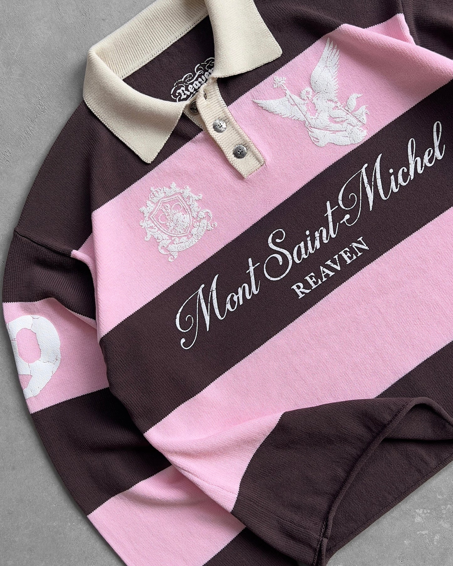 Reaven Pink Mont Saint Michel Polo