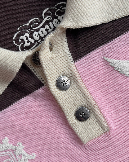 Reaven Pink Mont Saint Michel Polo