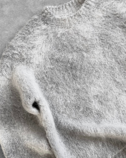 Reaven Pearl Grey Nuvola Mohair Knit